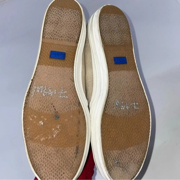 Keds Triple Decker Platform Slip On Fashion Sneakers Metallic Gold Size 7.5 - Picture 7 of 8